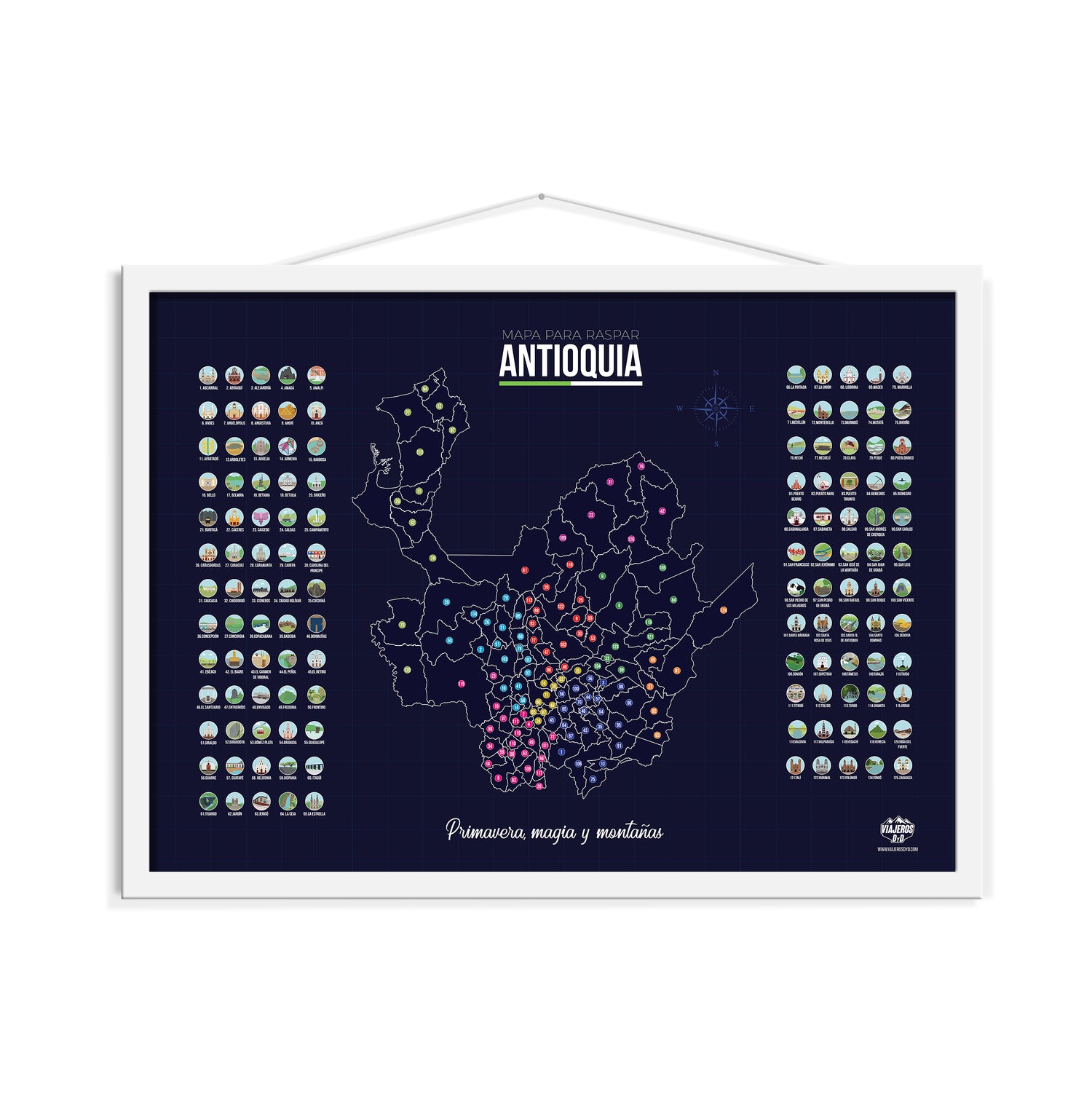 El Antioqueño: Mapa de Antioquia + 100 cosas que hacer en Antioquia