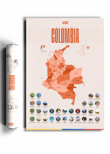 Mapa para raspar + Retablo MDF (Listo para colgar)