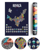 Mapa de Boyacá para Raspar