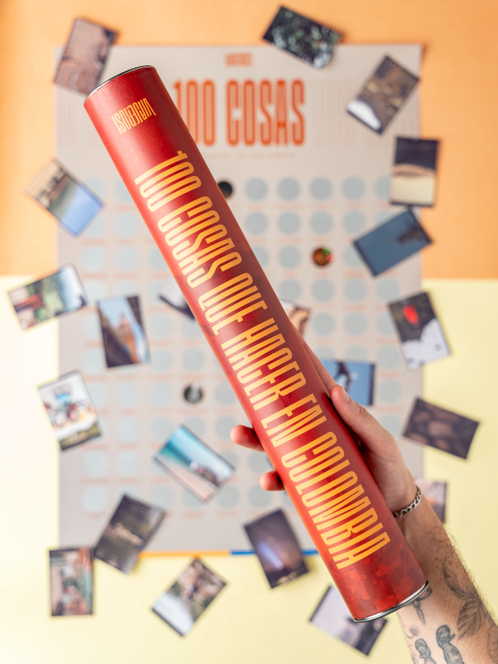 Poster 100 Cosas que hacer en Colombia Premium