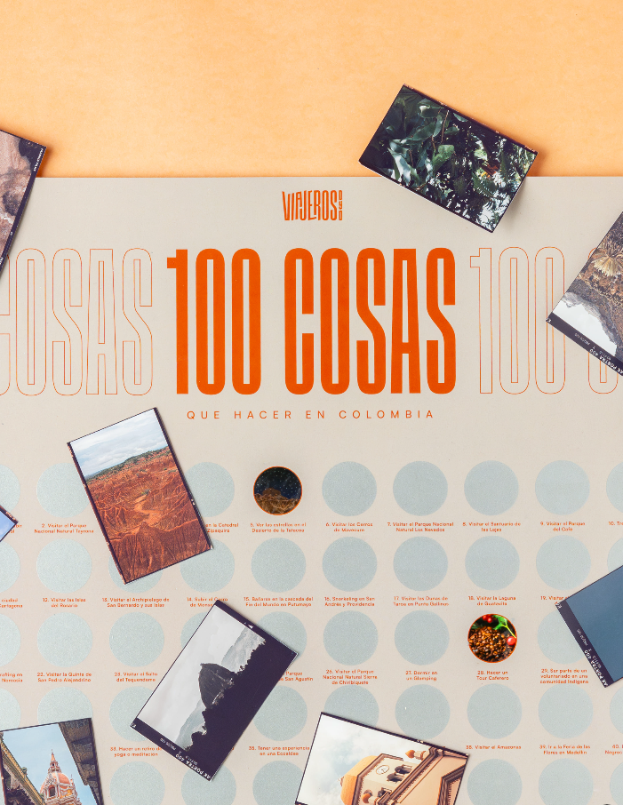 Poster 100 Cosas que hacer en Colombia Premium