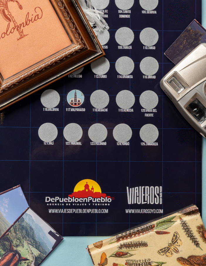 Mapa de Antioquia para raspar estuche alcancía