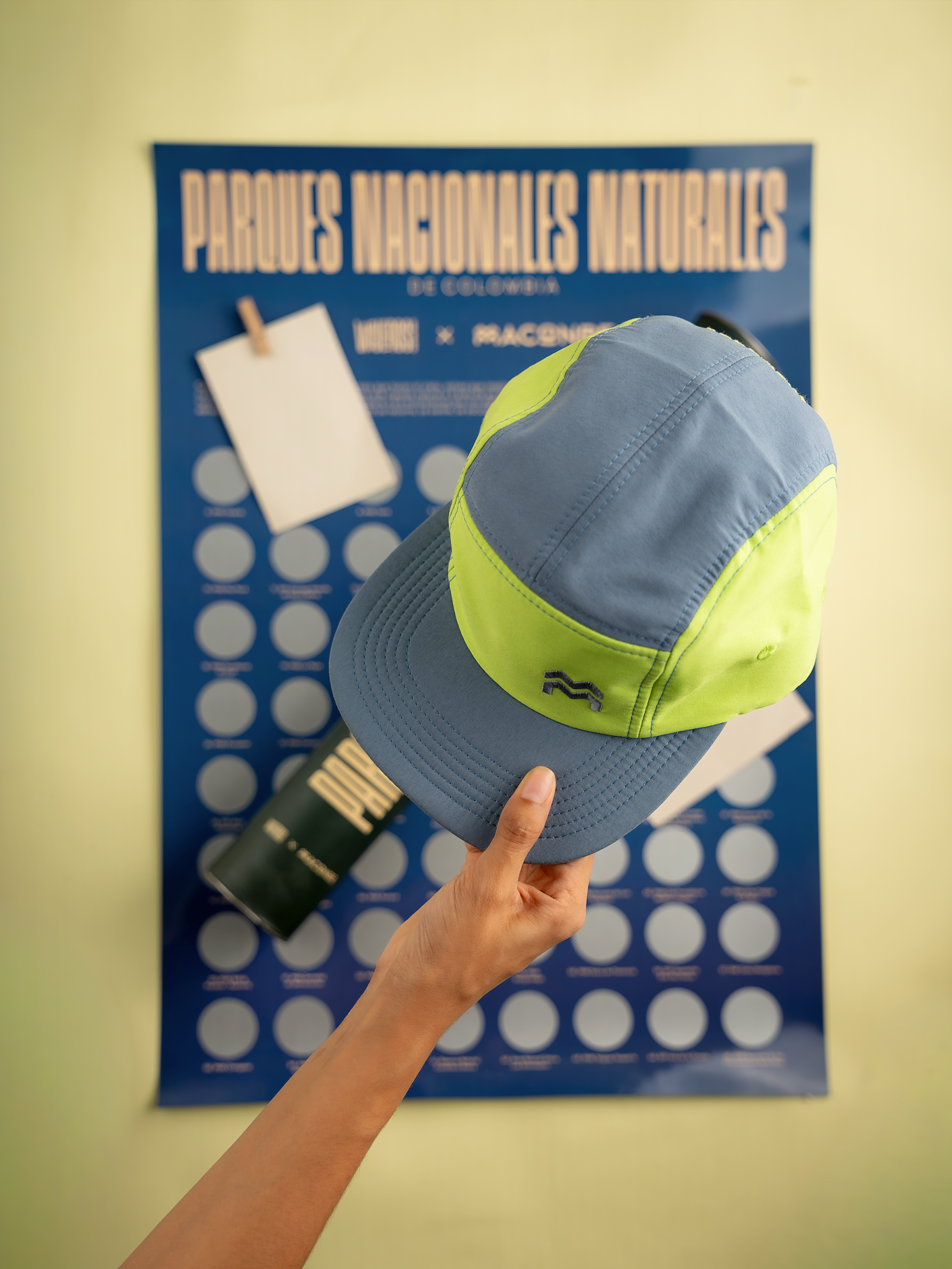 Poster raspable parques nacionales naturales de colombia  Viajeros DyD x Maconbe