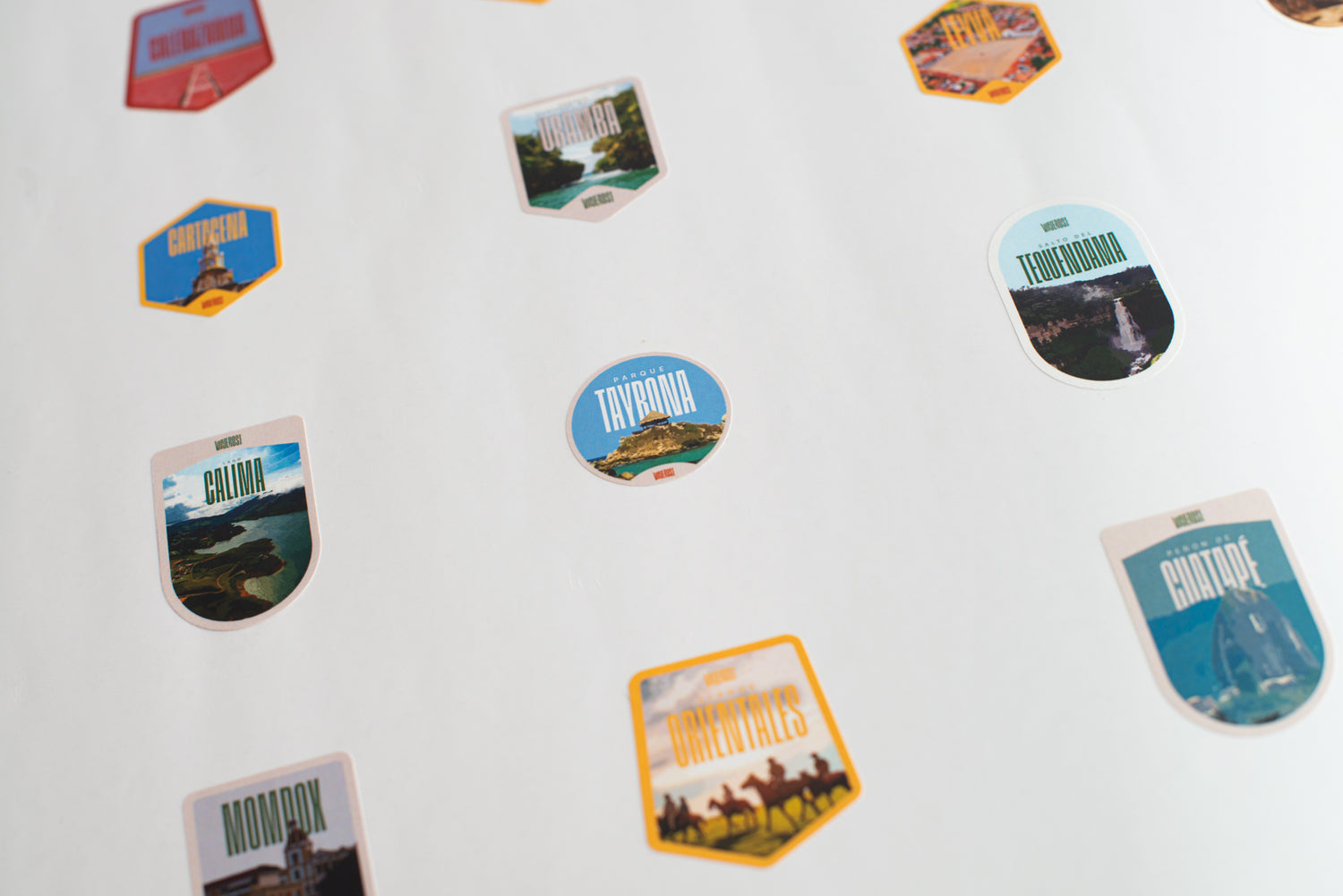 Pack de Stickers lugares de Colombia x 30 🇨🇴
