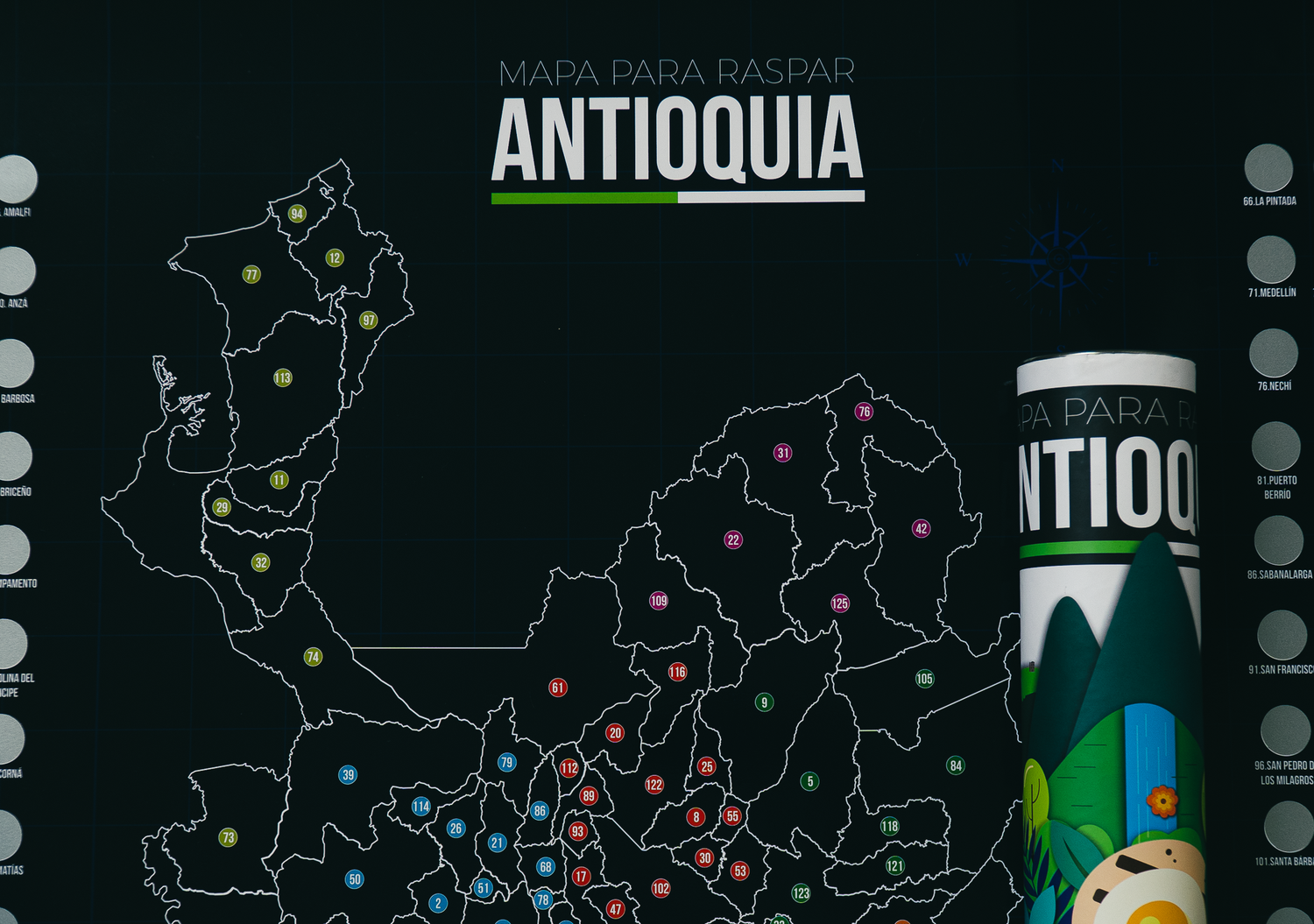 El Antioqueño: Mapa de Antioquia + 100 cosas que hacer en Antioquia
