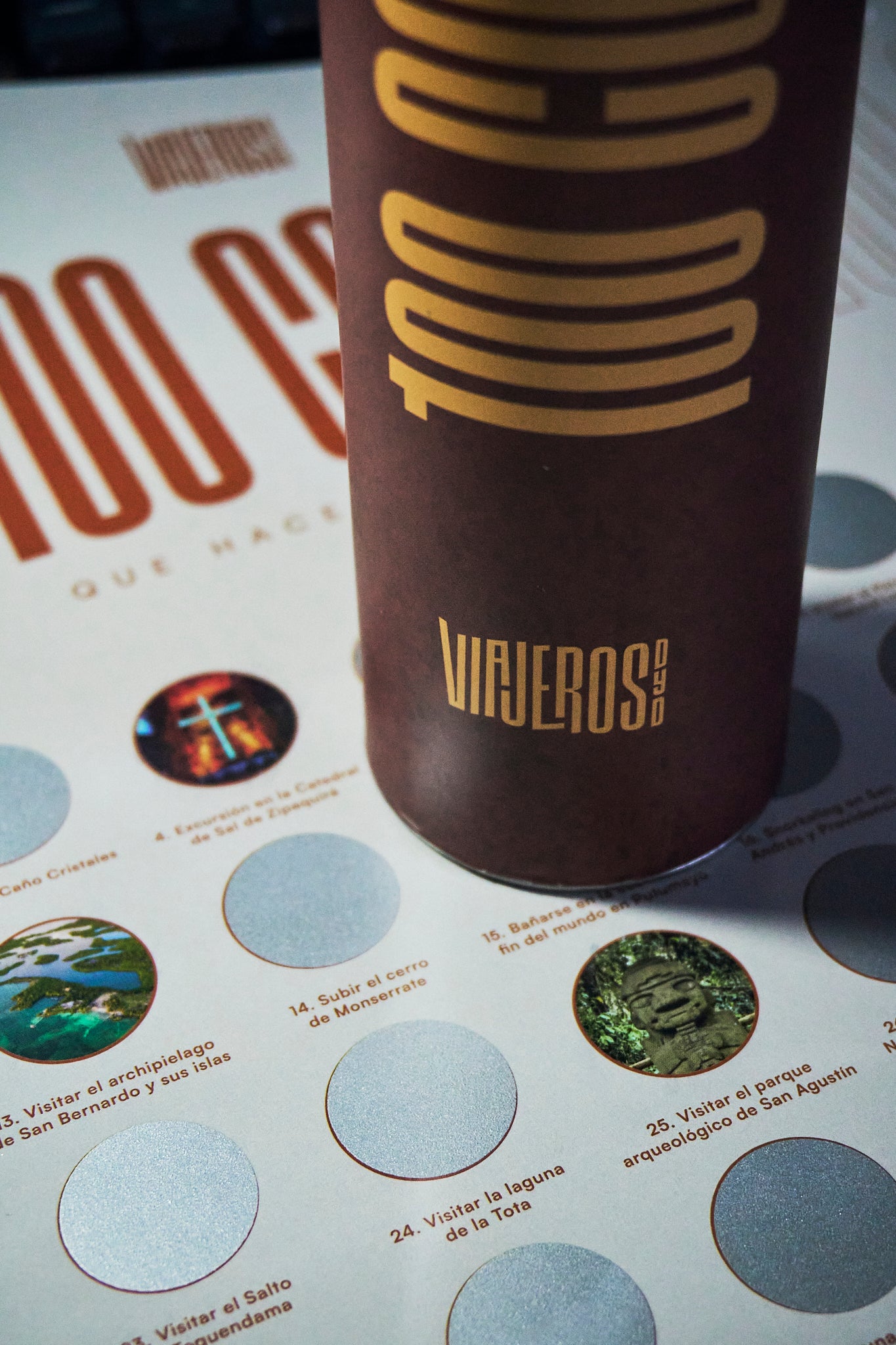 El Influencer: Mapa Colombia + Mapamundi + Póster 100 cosas que hacer en Colombia