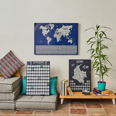 Mapas para viajar y raspar de Colombia y el mundo